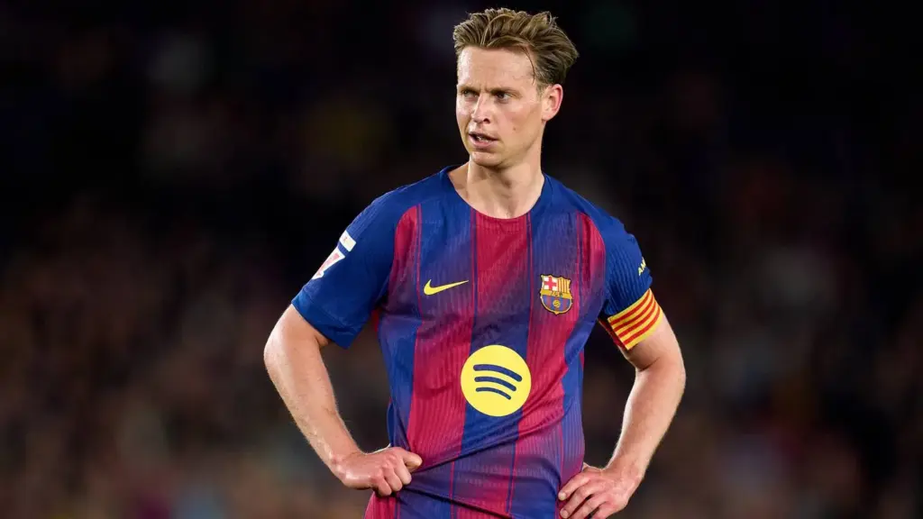 Barcelona's Frenkie de Jong (knee) set for months on sidelines