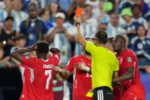 World Cup 2026: Breel Embolo sent off as result of mistaken identity rule