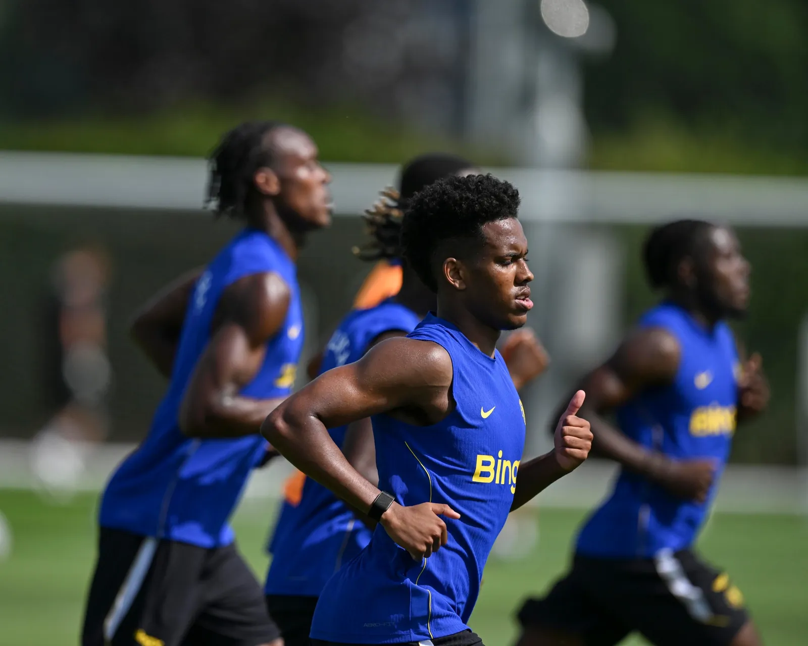 COBHAM, ENGLAND - JULY 9: Estevao Willian of Chelsea during a training session at Chelsea Training Ground on July 9, 2026 in Cobham, United Kingdom. (Photo by Darren Walsh/Chelsea FC via Getty Images)